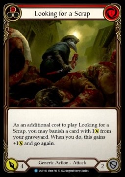 Looking for a Scrap (Red) (Regular) - Outsiders