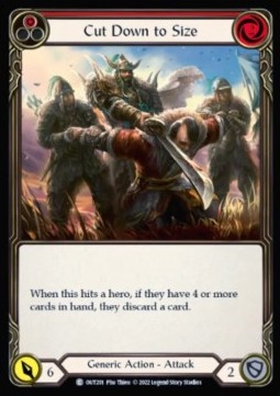 Cut Down to Size (Red) (Regular) - Outsiders