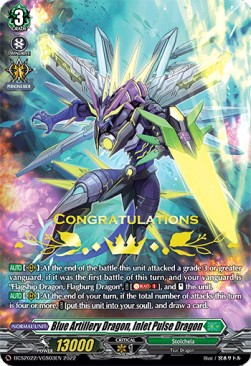 Blue Artillery Dragon, Inlet Pulse Dragon [D Format] - Bushiroad Championship Series 2022