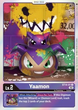 Yaamon (ST14-01) - Advance Deck: Beelzemon