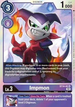 Impmon (ST14-02) - Advance Deck: Beelzemon