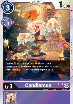 Candlemon (ST14-03) - Advance Deck: Beelzemon