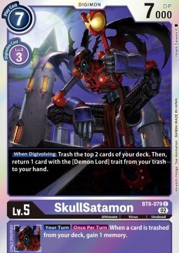 SkullSatamon (BT8-079) - Advance Deck: Beelzemon