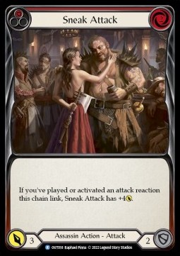 Sneak Attack (Red) (Regular) - Outsiders