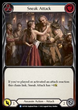 Sneak Attack (Blue) (Regular) - Outsiders