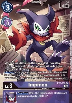 Impmon (EX2-039) - Advance Deck: Beelzemon