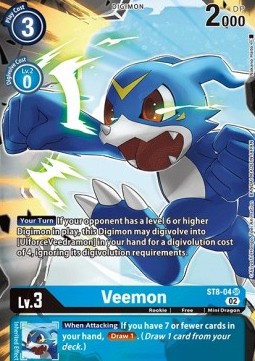 Veemon (ST8-04) - Advance Deck: Beelzemon