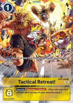 Tactical Retreat! (BT4-105) - Advance Deck: Beelzemon