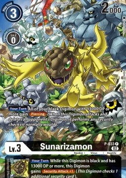 Sunarizamon (P-033) - Advance Deck: Beelzemon