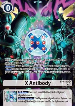 X Antibody (BT9-109) - Advance Deck: Beelzemon