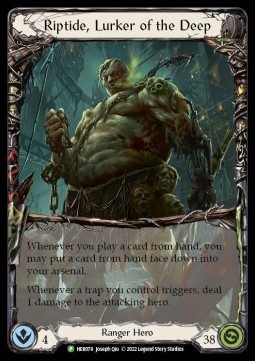 Riptide, Lurker of the Deep (Cold Foil) - Hero Promos
