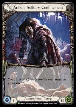 Arakni, Solitary Confinement (Rainbow Foil) - Hero Promos