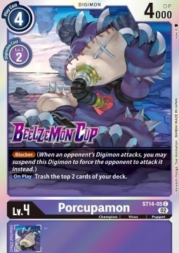 Porcupamon (ST14-05) - Promos: Starter Deck