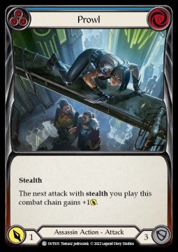 Prowl (Blue) (Rainbow Foil) - Outsiders