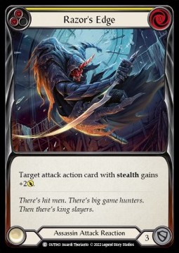 Razor's Edge (Yellow) (Regular) - Outsiders
