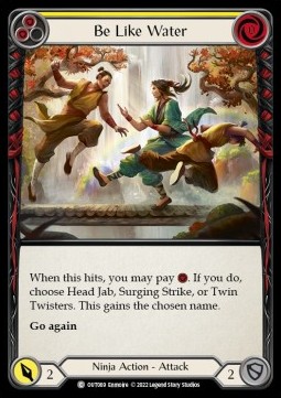 Be Like Water (Yellow) (Rainbow Foil) - Outsiders