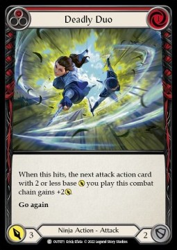 Deadly Duo (Red) (Rainbow Foil) - Outsiders