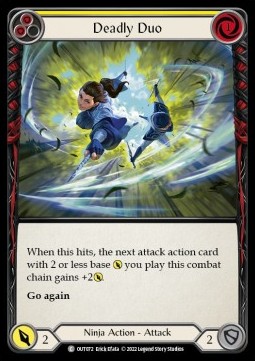 Deadly Duo (Yellow) (Rainbow Foil) - Outsiders