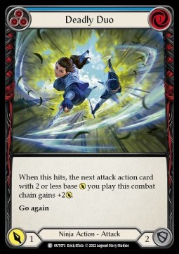Deadly Duo (Blue) (Rainbow Foil) - Outsiders