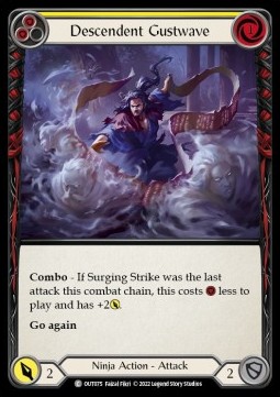 Descendent Gustwave (Yellow) (Rainbow Foil) - Outsiders