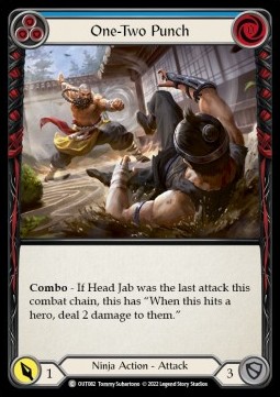 One-Two Punch (Blue) (Rainbow Foil) - Outsiders