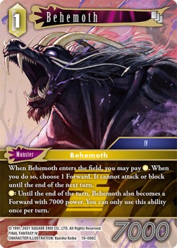 Behemoth (19-066) (V.1) - From Nightmares