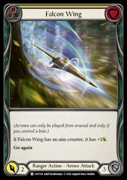 Falcon Wing (Yellow) (Rainbow Foil) - Outsiders