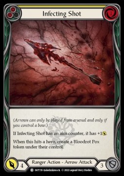 Infecting Shot (Yellow) (Rainbow Foil) - Outsiders