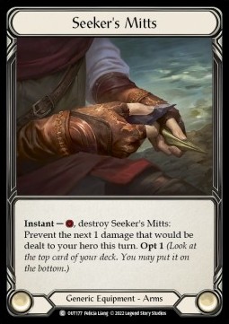 Seeker's Mitts (Cold Foil) - Outsiders