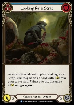 Looking for a Scrap (Blue) (Regular) - Outsiders