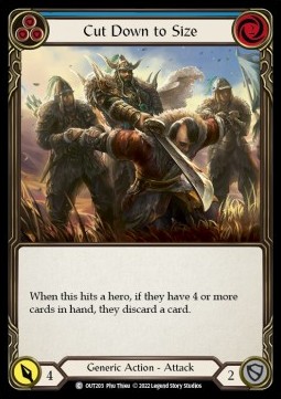 Cut Down to Size (Blue) (Regular) - Outsiders