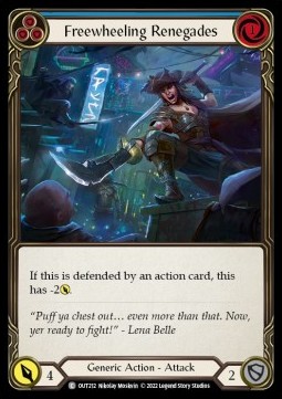 Freewheeling Renegades (Blue) (Rainbow Foil) - Outsiders