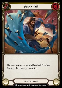 Brush Off (Yellow) (Rainbow Foil) - Outsiders