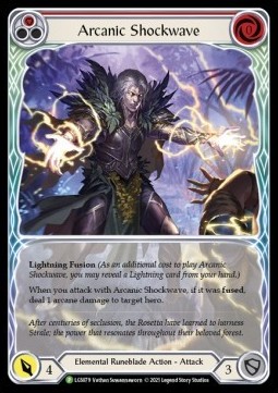 Arcanic Shockwave (Red) (Rainbow Foil) - LGS Promos