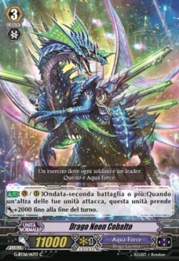 Cobalt Neon Dragon [G Format] - Tempesta di Fiori