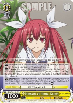 Moment at Home, Kotori - Date A Live Vol.2