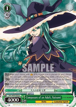 Composure of an Adult, Natsumi - Date A Live Vol.2