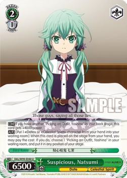 Suspicious, Natsumi - Date A Live Vol.2