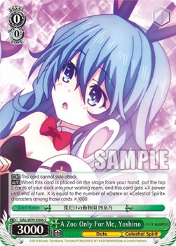 A Zoo Only For Me, Yoshino - Date A Live Vol.2