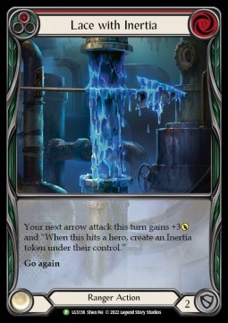 Lace with Inertia (Extended Art Rainbow Foil) - LGS Promos