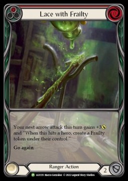 Lace with Frailty (Extended Art Rainbow Foil) - LGS Promos