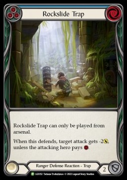 Rockslide Trap (Rainbow Foil) - LGS Promos