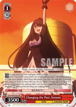 Changing the Past, Kurumi (V.1 - Double Rare) - Date A Live Vol.2