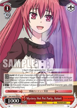 Mystery Hot Pot Party, Kotori (V.1 - Rare) - Date A Live Vol.2
