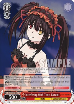 Interfering With Time, Kurumi - Date A Live Vol.2