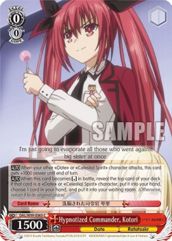 Hypnotized Commander, Kotori - Date A Live Vol.2