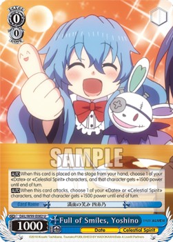 Full of Smiles, Yoshino - Date A Live Vol.2