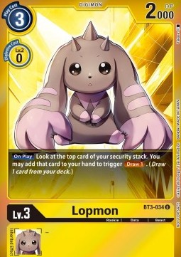 Lopmon (BT3-034) - Event Pack 4