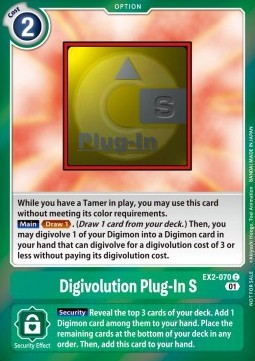 Digivolution Plug-In S (EX2-070) - Event Pack 4
