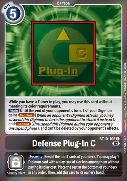 Defense Plug-In C (BT10-105) - Event Pack 4